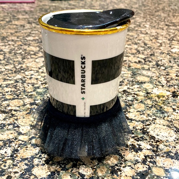 Starbucks Alice & Olivia ceramic travel mug Limited Edition!!